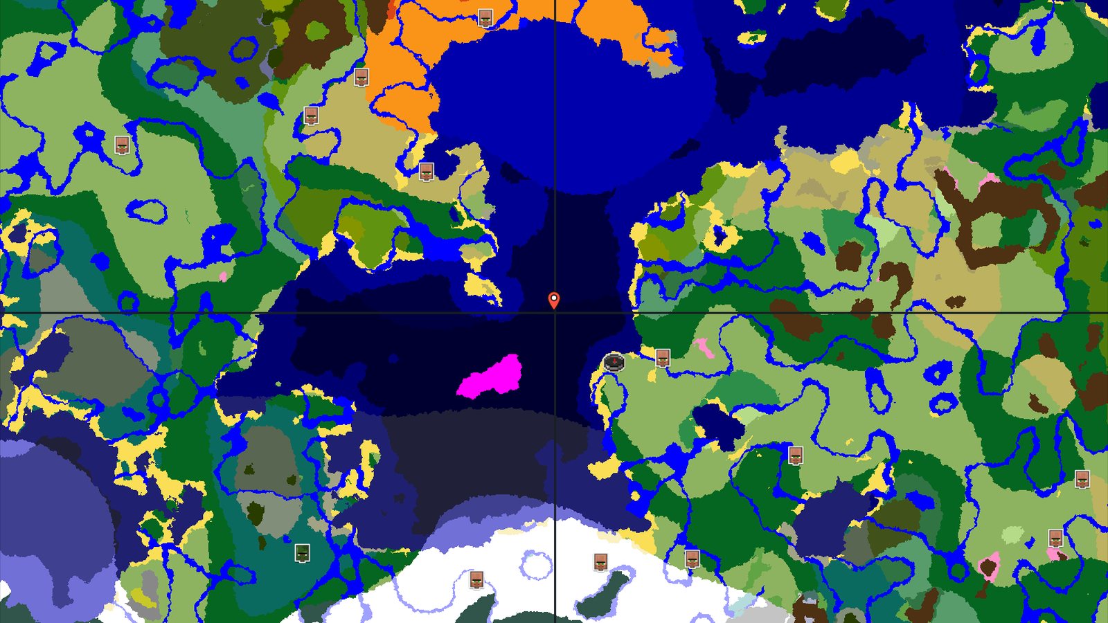 Ocean Voyage to Mushroom Fields and Jungles — Minecraft seed preview