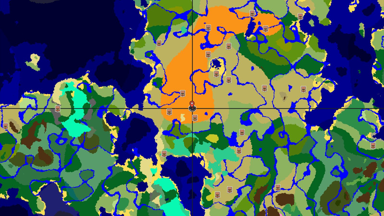 A Desert Start with Windswept Savanna Peaks Nearby — Minecraft seed preview