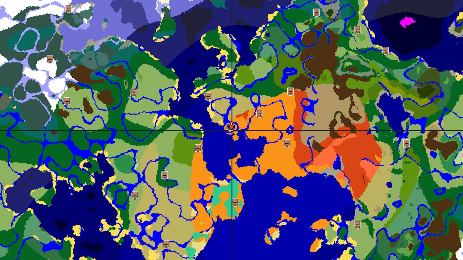 Desert Village with Nearby Badlands — Minecraft seed preview