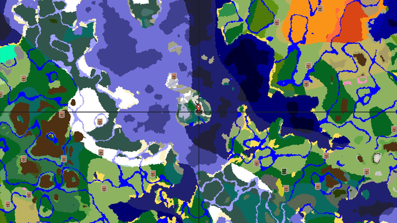 Spawn in Snowy Peaks, Ancient City Just Below — Minecraft seed preview
