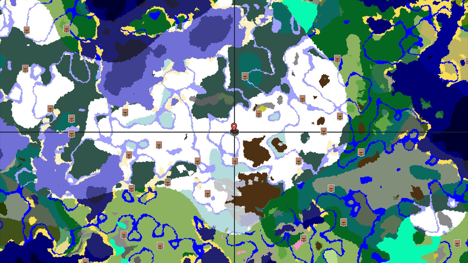 Frozen Tundra with Nearby Trial Chambers — Minecraft seed preview
