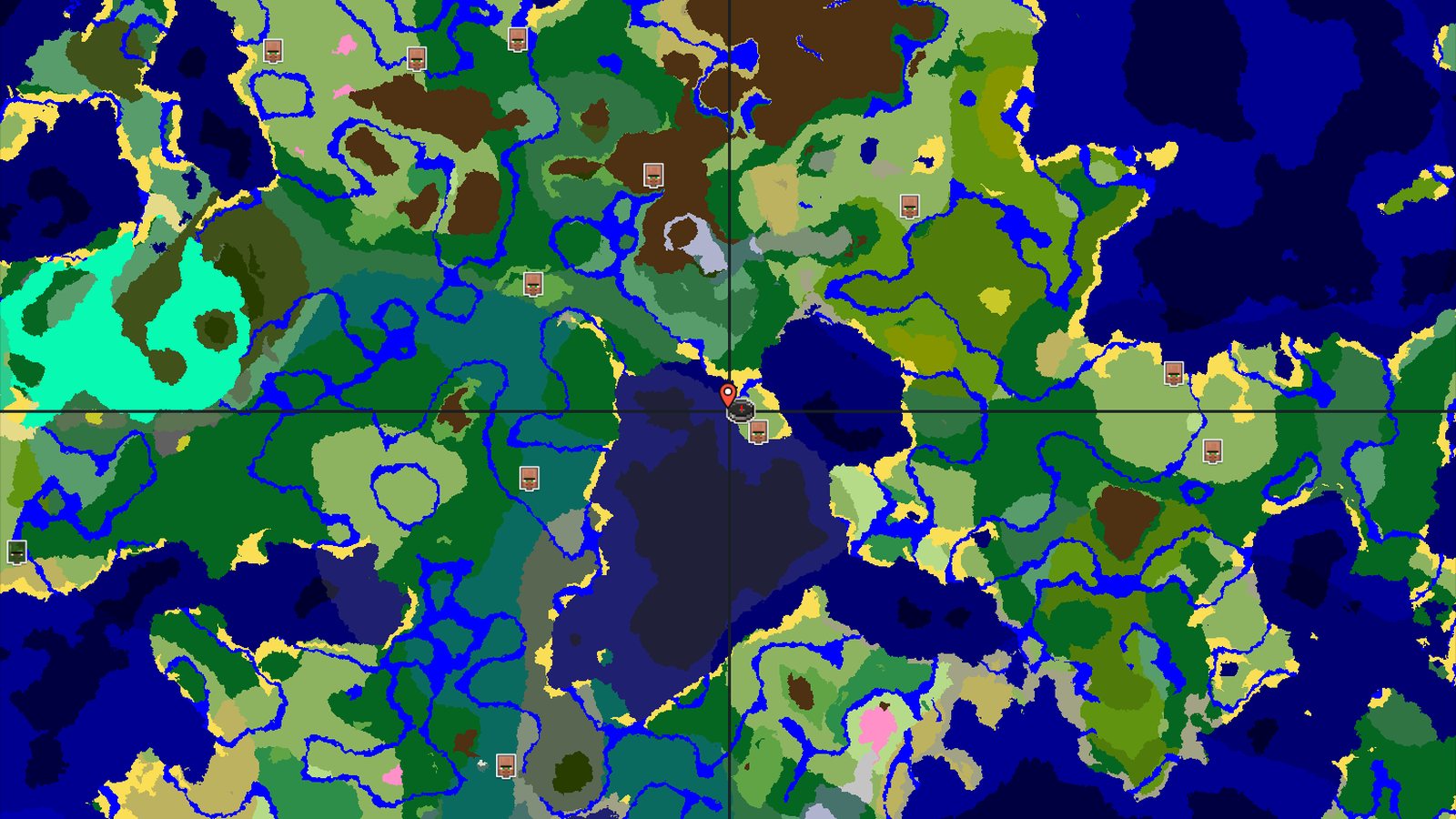 Ocean Spawns and Nearby Trial Chambers — Minecraft seed preview