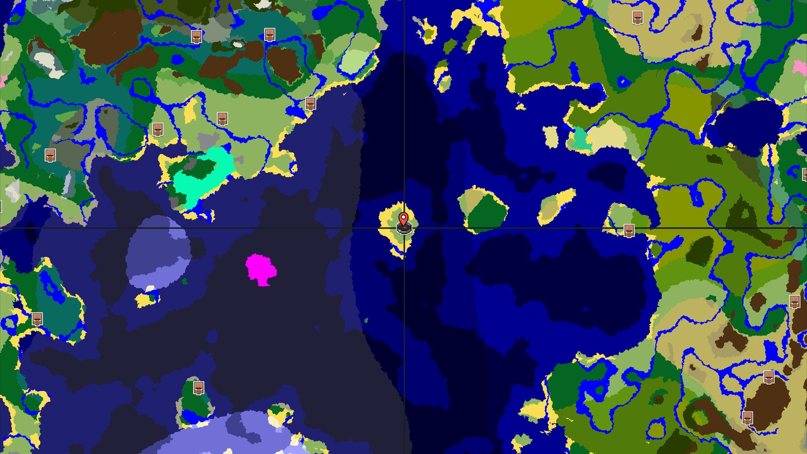 An Island Start with Close Underwater Treasures — Minecraft seed preview
