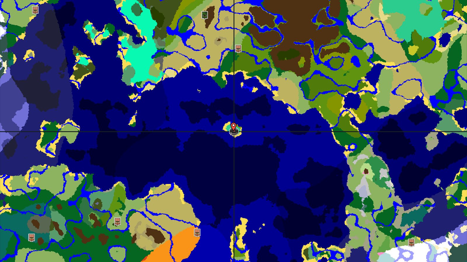 An Island Start with Underground Riches — Minecraft seed preview