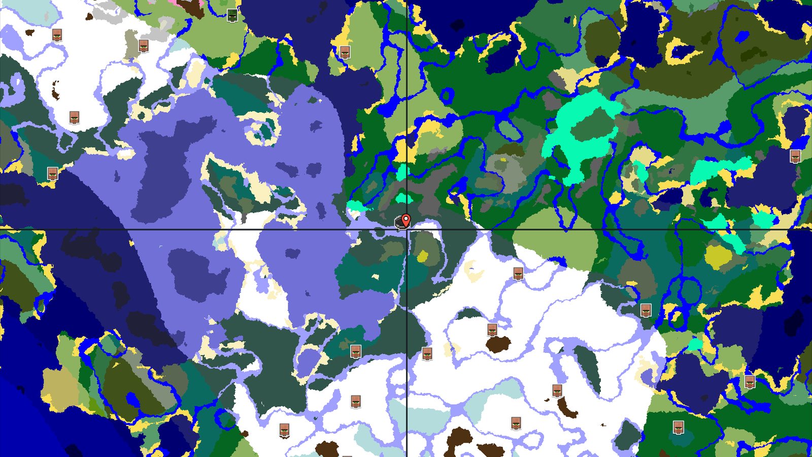 Snowy Taiga Spawn With Nearby Trial Chambers — Minecraft seed preview