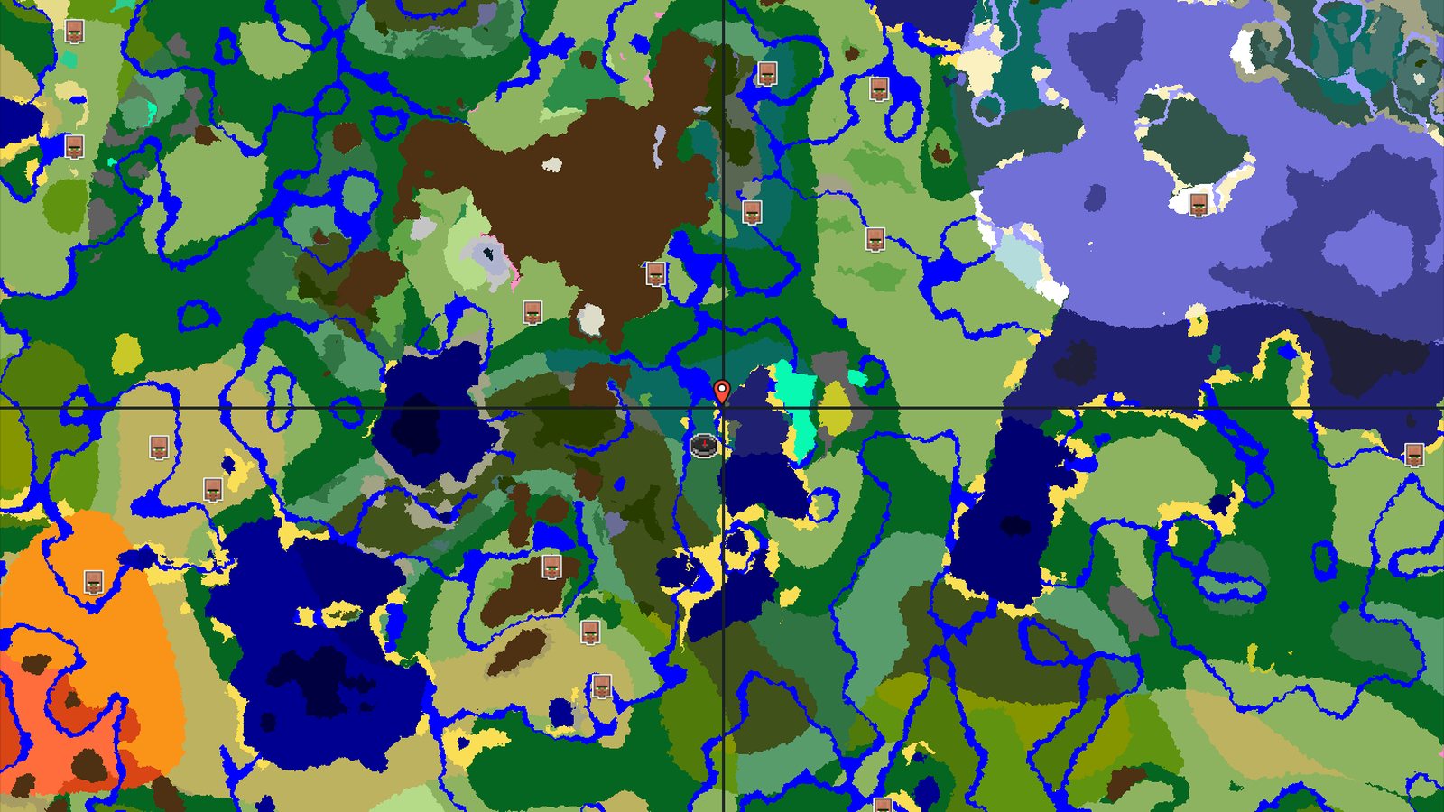 A Wooded Coast with Nearby Trial Chambers — Minecraft seed preview