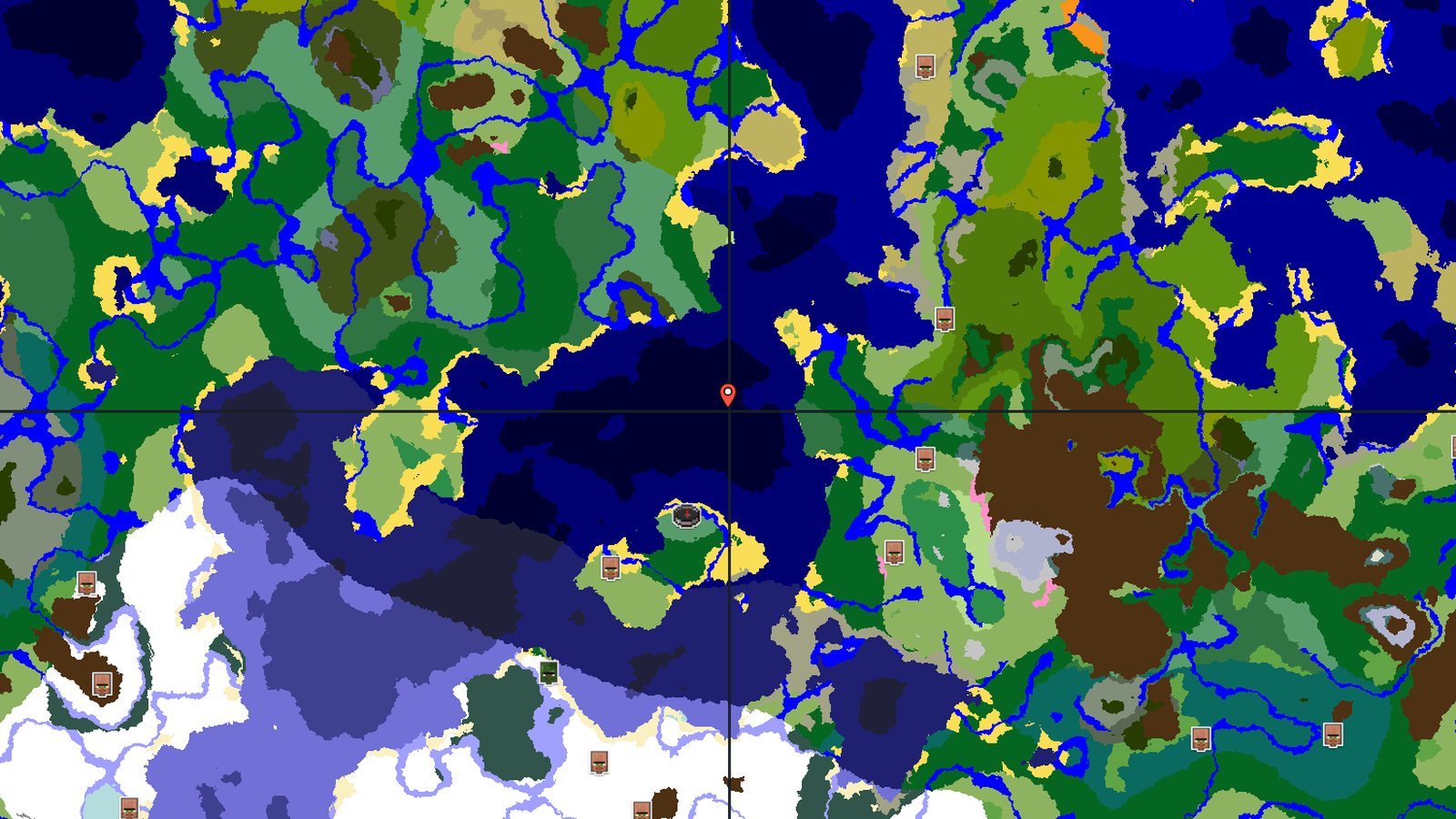 Old Growth Birch Forest Island with an Ocean Ruin — Minecraft seed preview