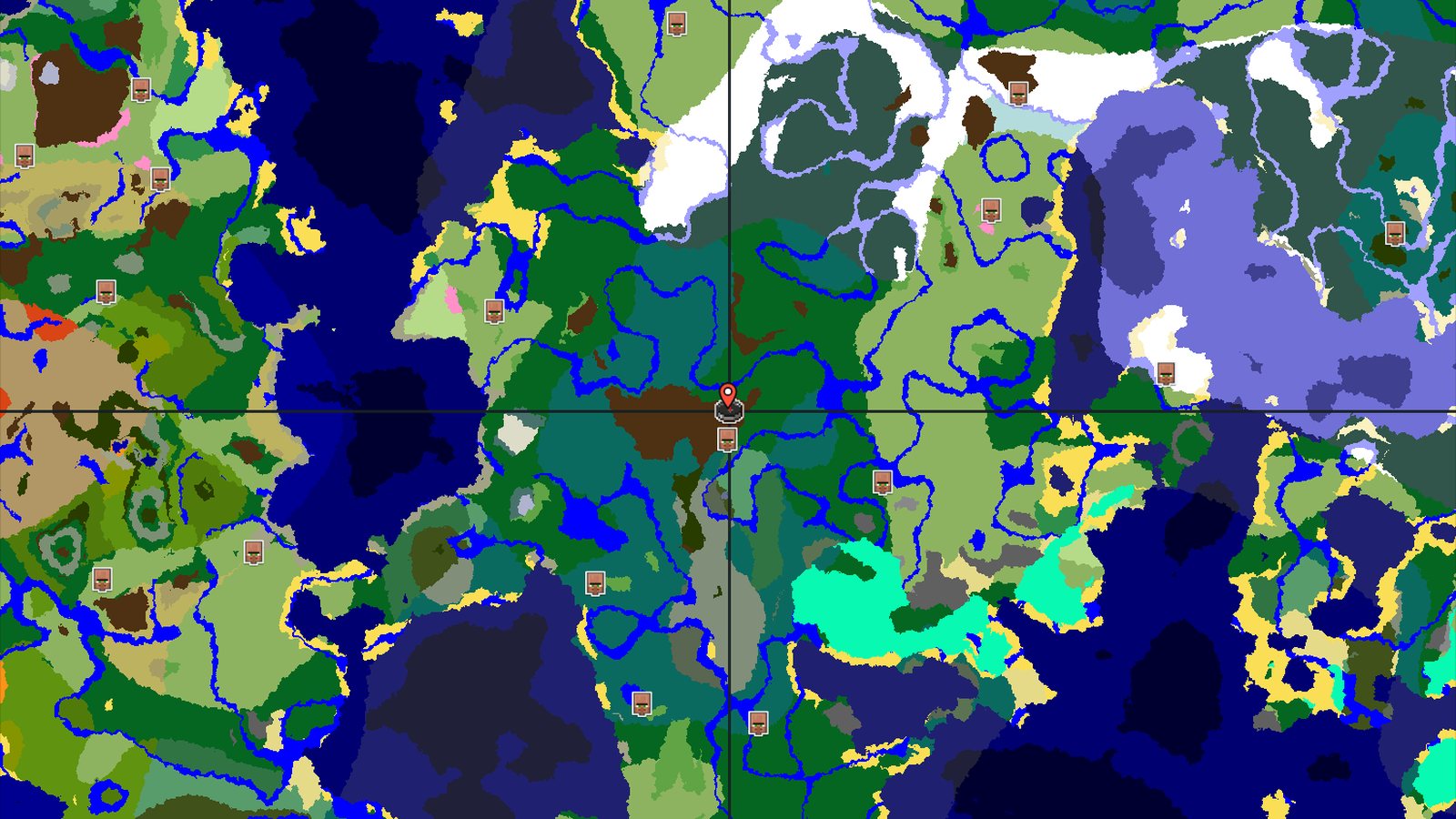 Forest Spawn with Nearby Underground Wonders — Minecraft seed preview