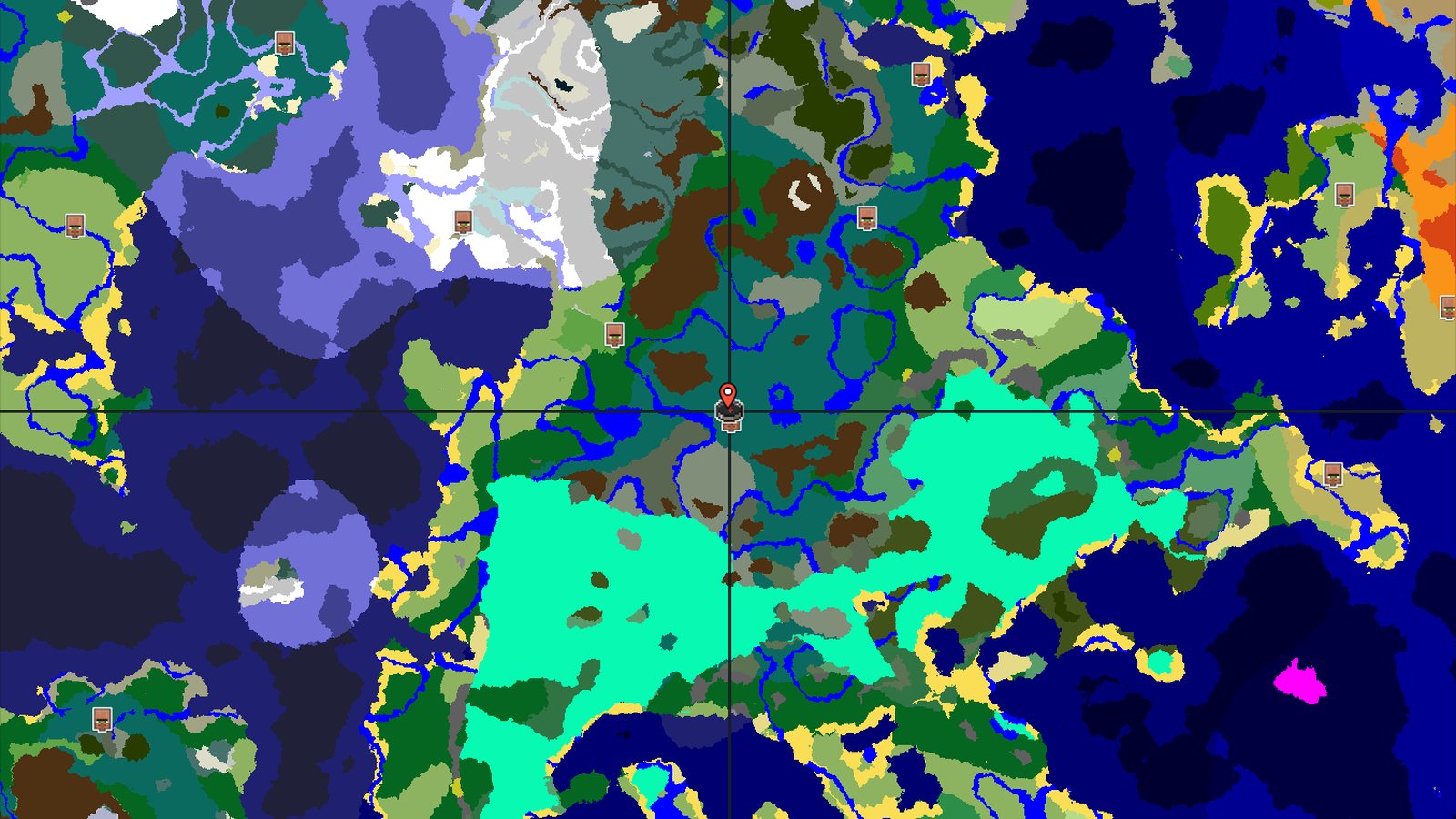 Taiga Spawn with Nearby Ruined Portal and Village — Minecraft seed preview