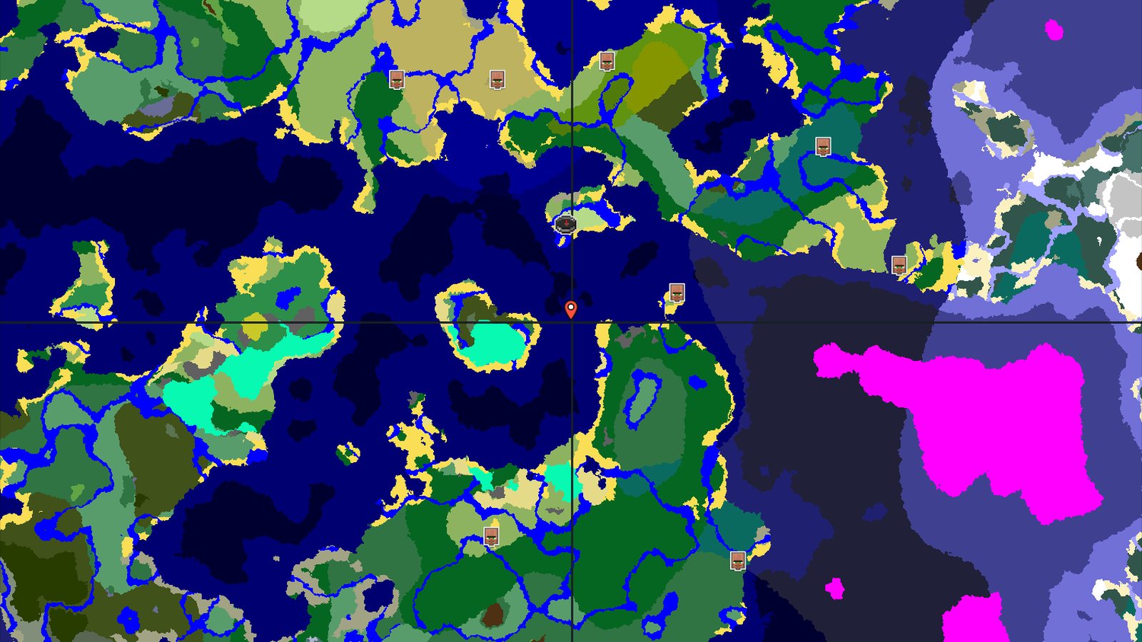 Ocean-Heavy Seed with Close Trial Chambers — Minecraft seed preview