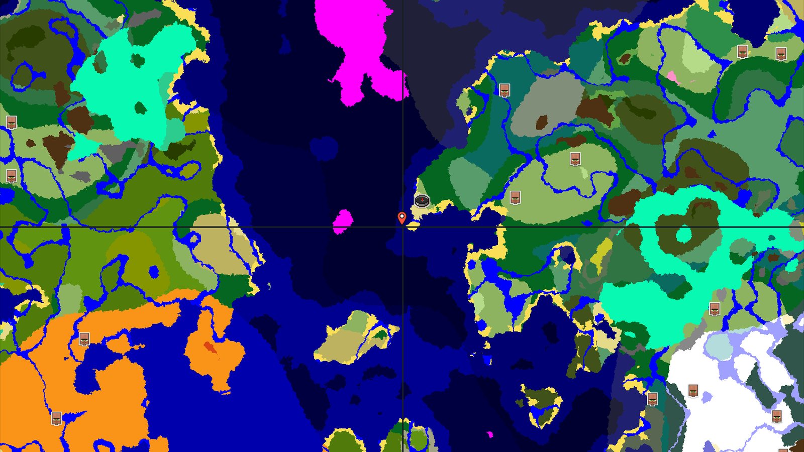 Spawn Near a Mushroom Fields Island — Minecraft seed preview