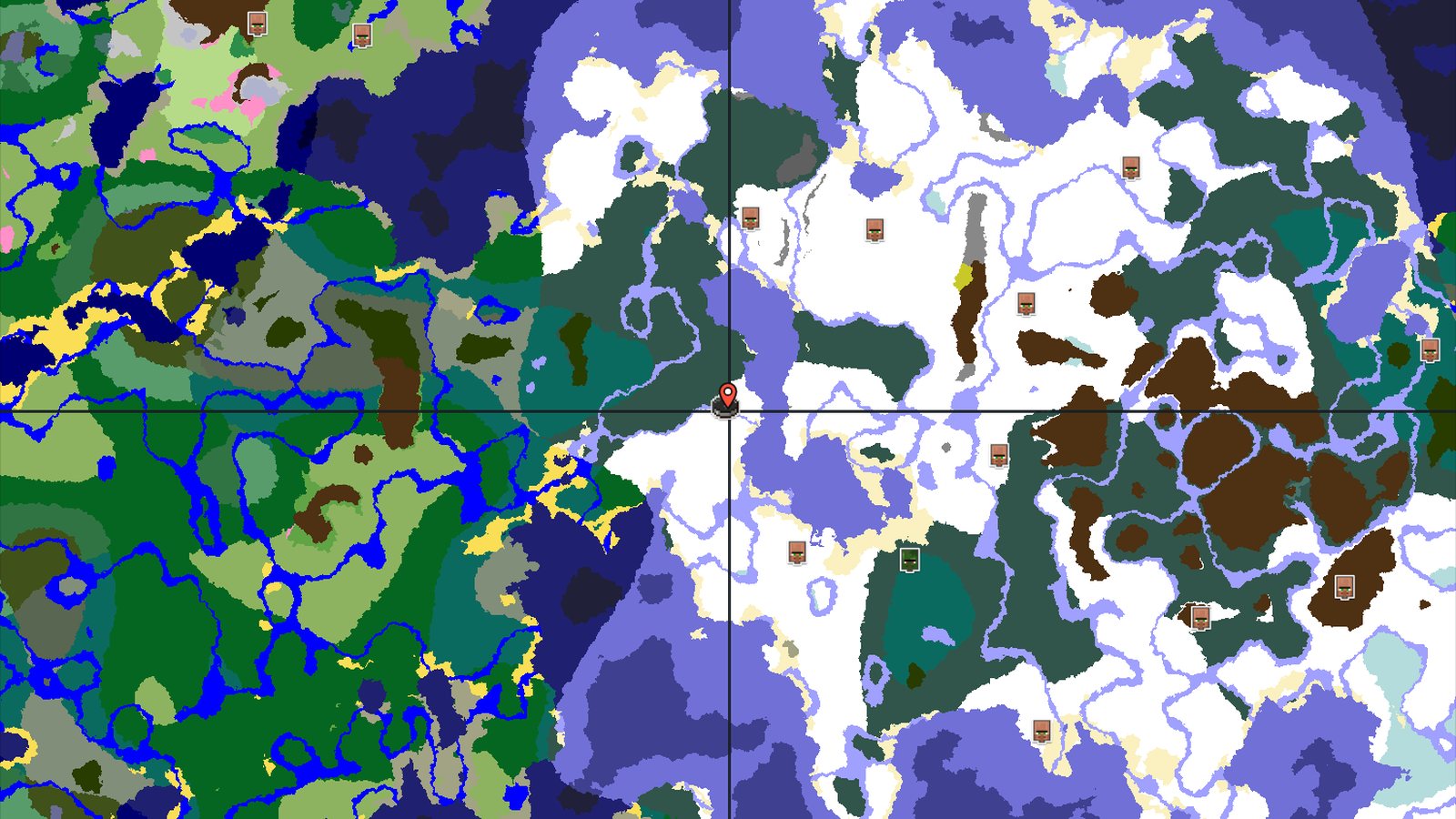 Frozen Start with Nearby Trial Chambers — Minecraft seed preview