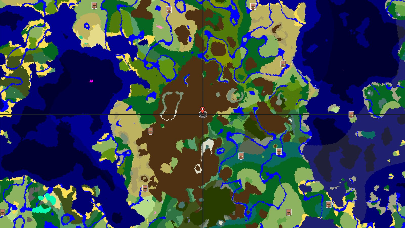 Spawn in a Sparse Jungle, with mountains nearby — Minecraft seed preview