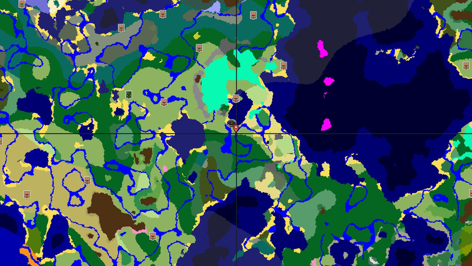 Lakeside Village in a Plains Biome — Minecraft seed preview