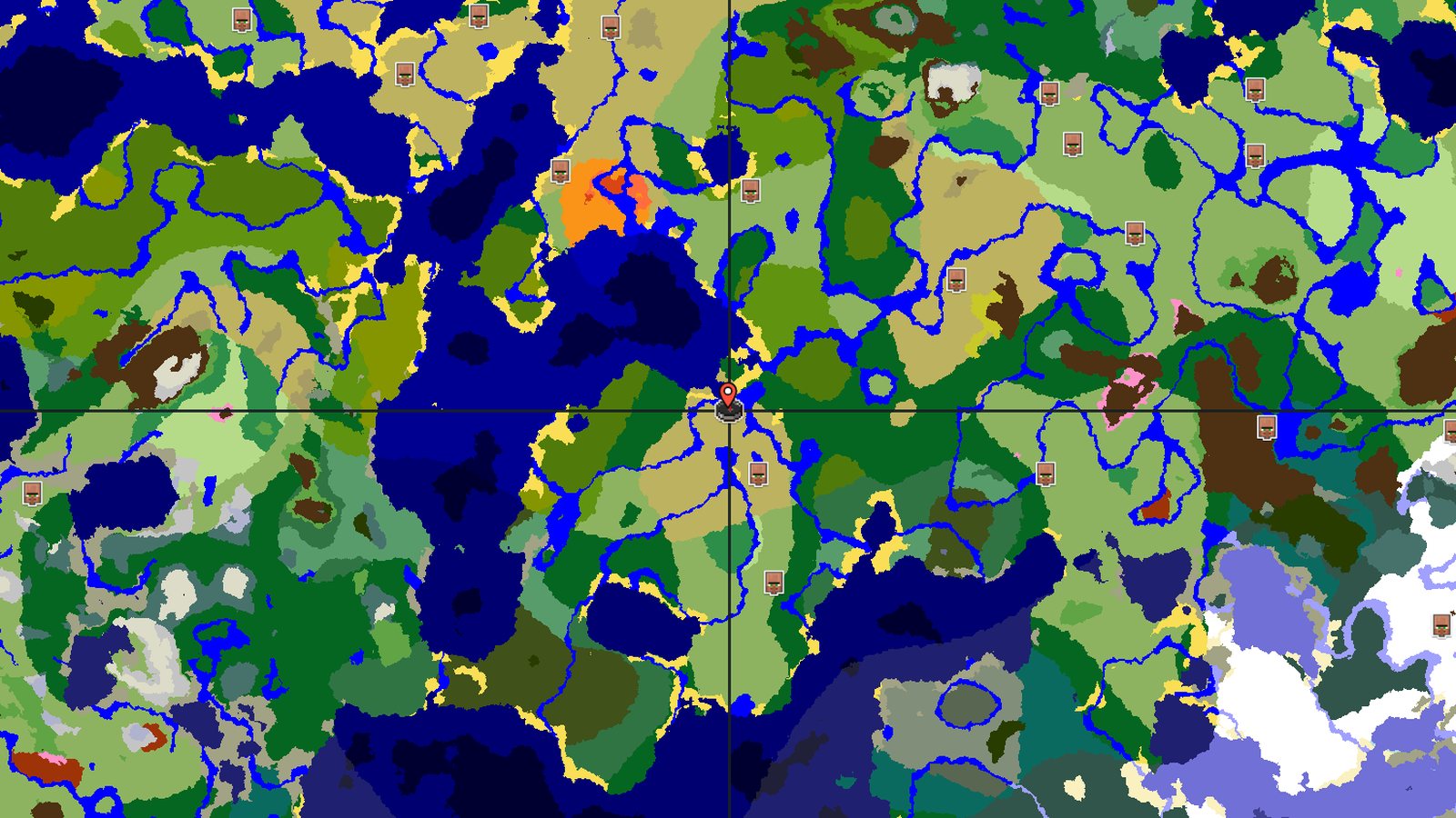 Savanna Village With a Pillager Outpost — Minecraft seed preview