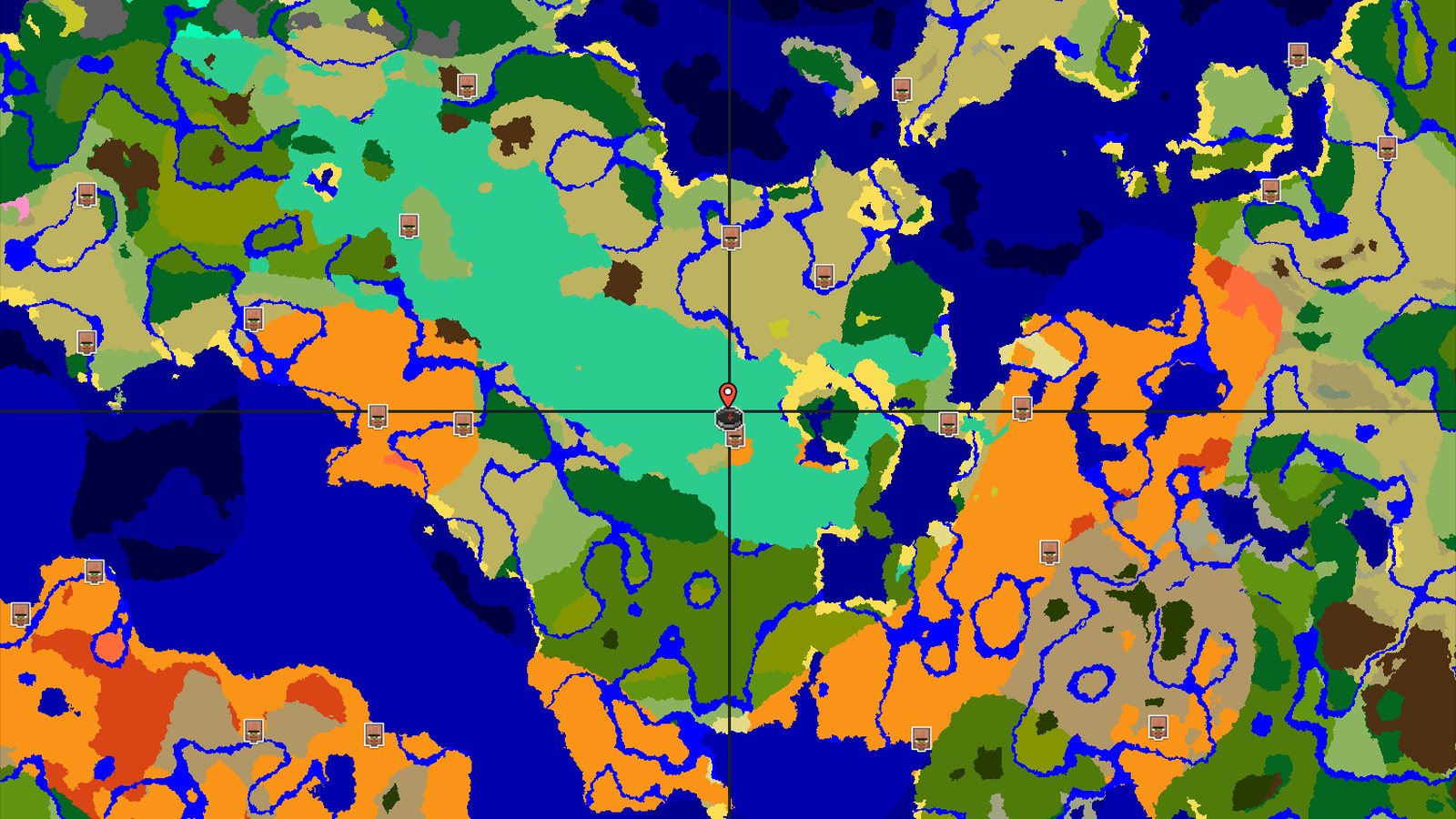 A Mangrove Spawn with Immediate Village Access — Minecraft seed preview