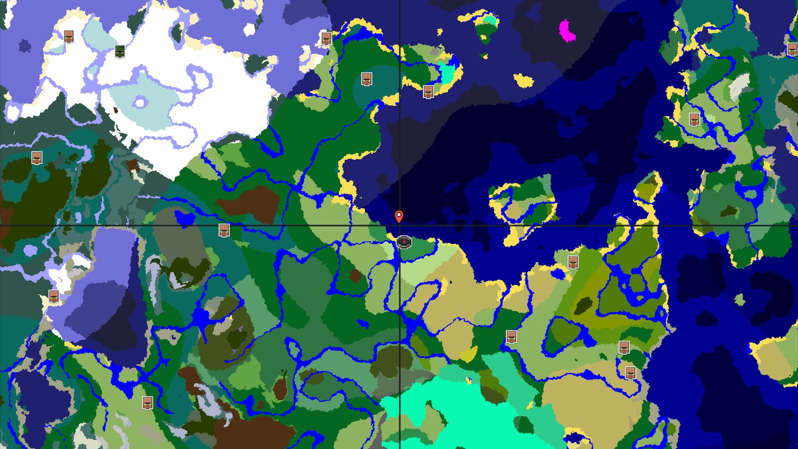 Ocean Exploration from a Lush Flower Forest Spawn — Minecraft seed preview