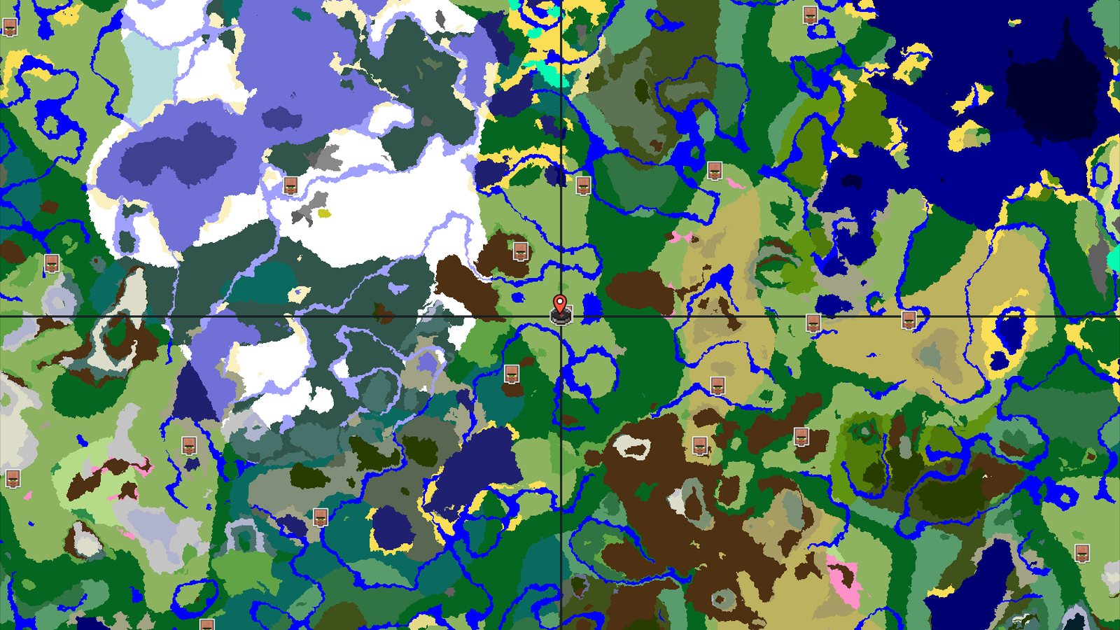 Village Near Spawn with Nearby Cherry Grove — Minecraft seed preview