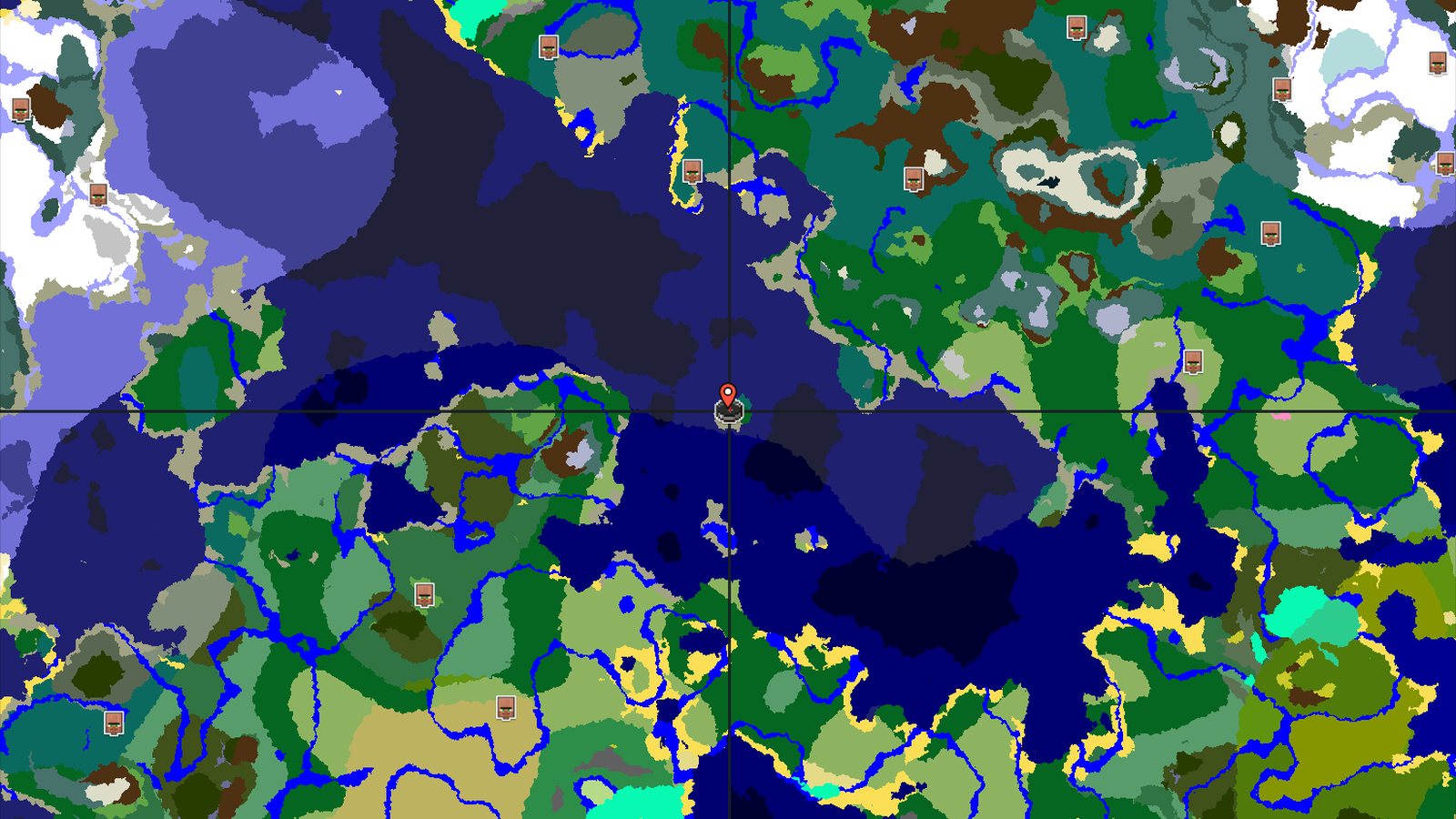 Island Spawn with Nearby Ocean Adventures — Minecraft seed preview