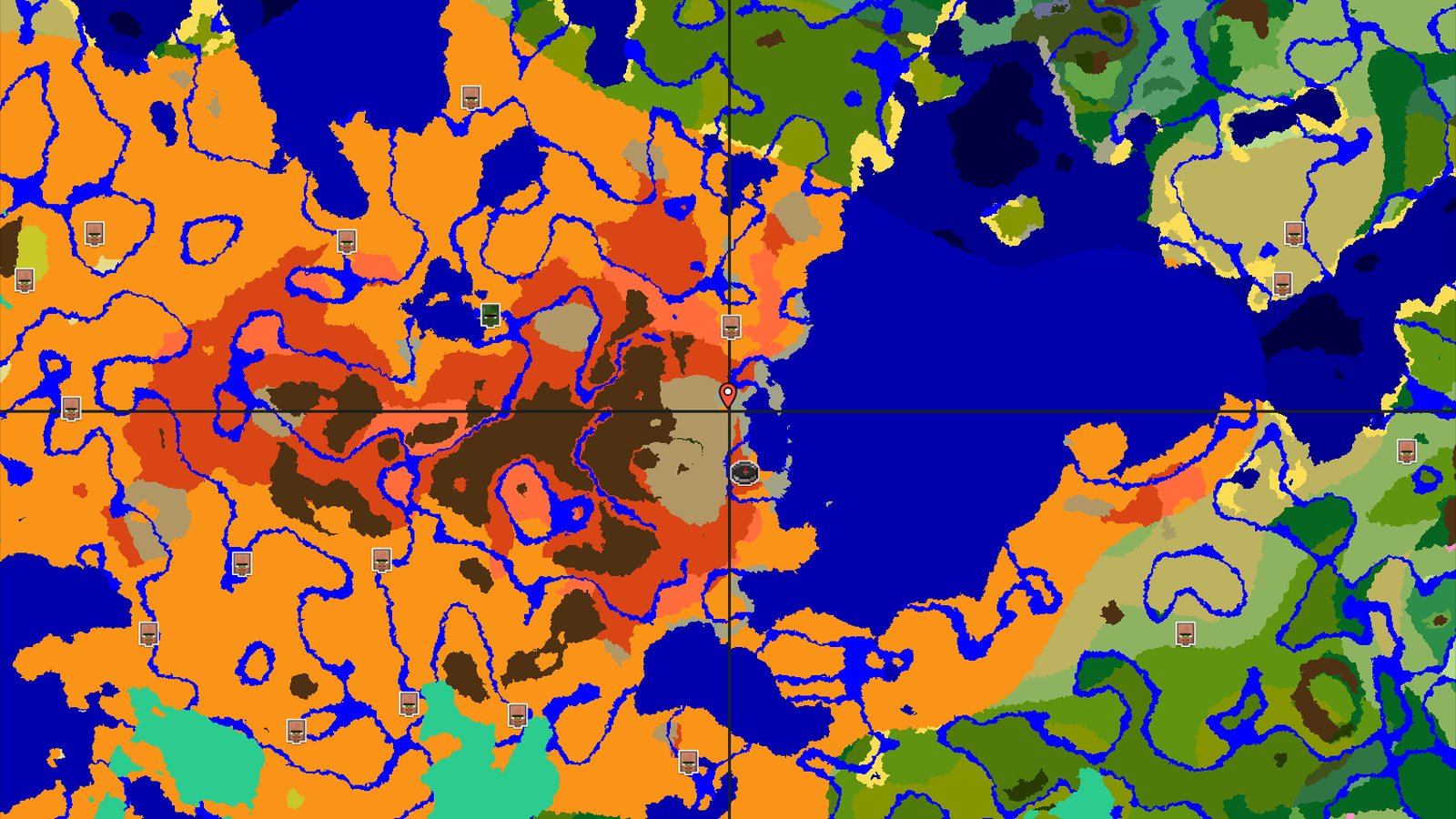 Badlands Spawn With Near Ancient City and Ocean — Minecraft seed preview