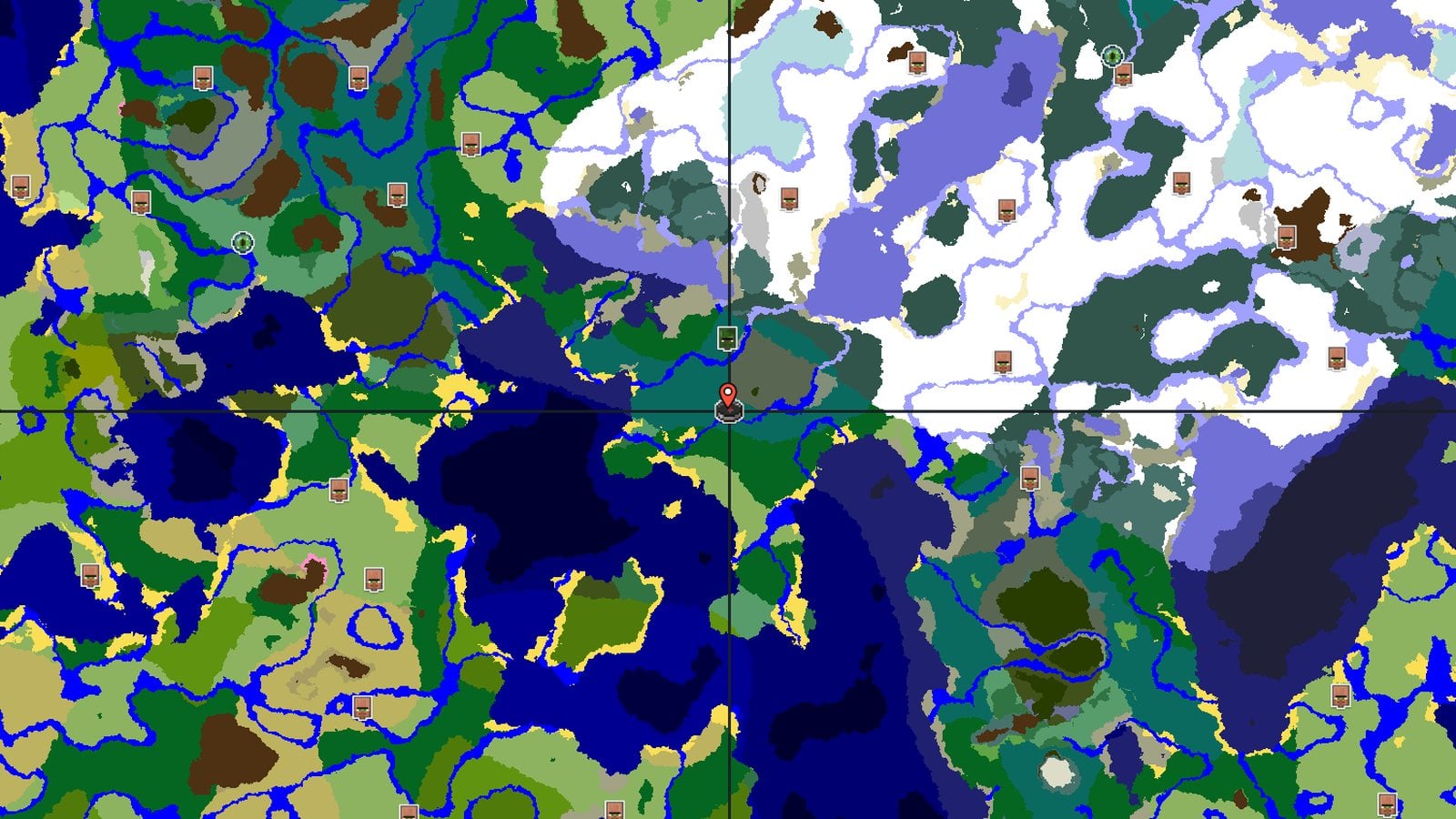 Zombie Village and Trail Ruins in a Taiga — Minecraft seed preview