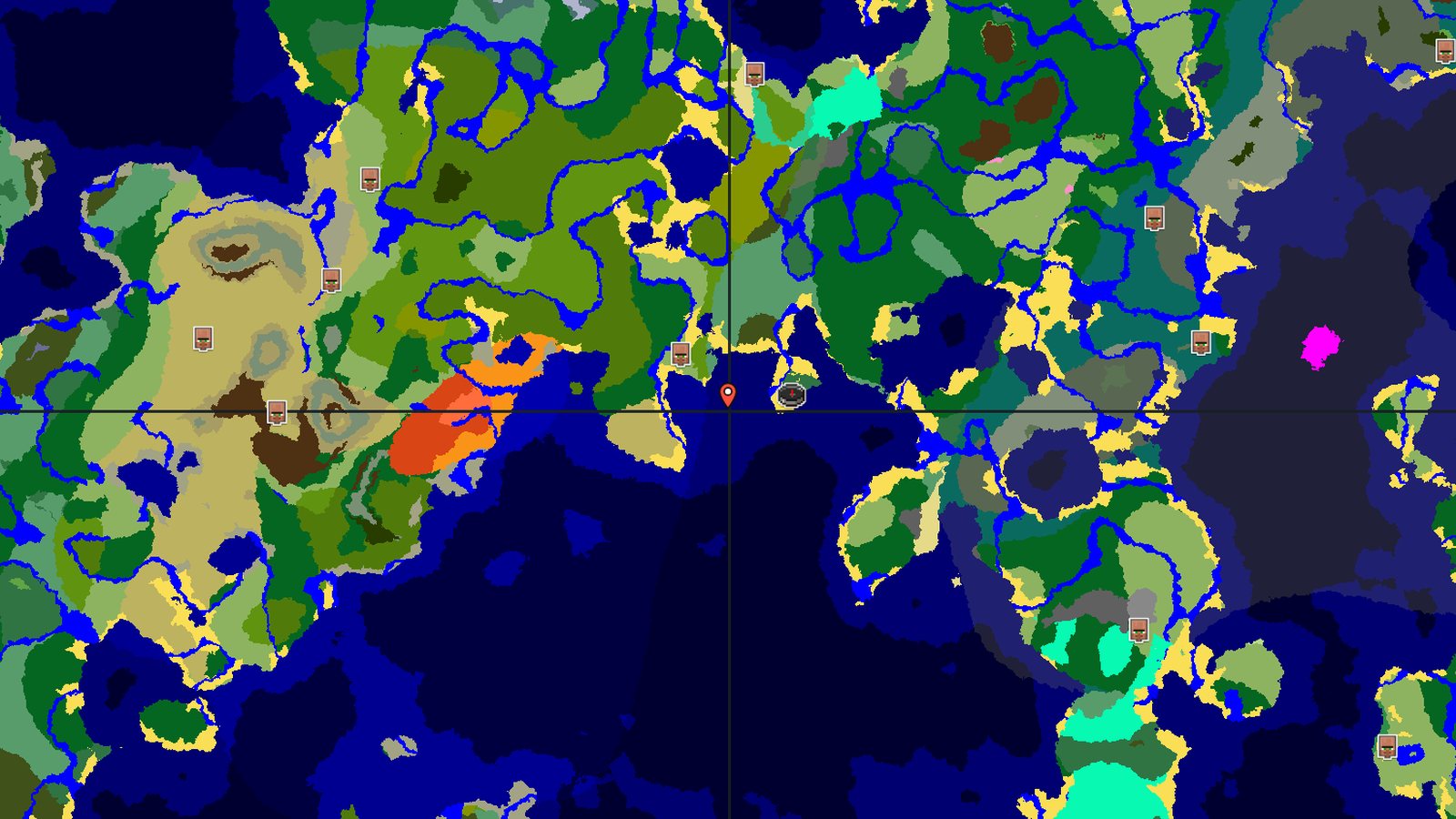 Birch Forest Island with Buried Treasure — Minecraft seed preview