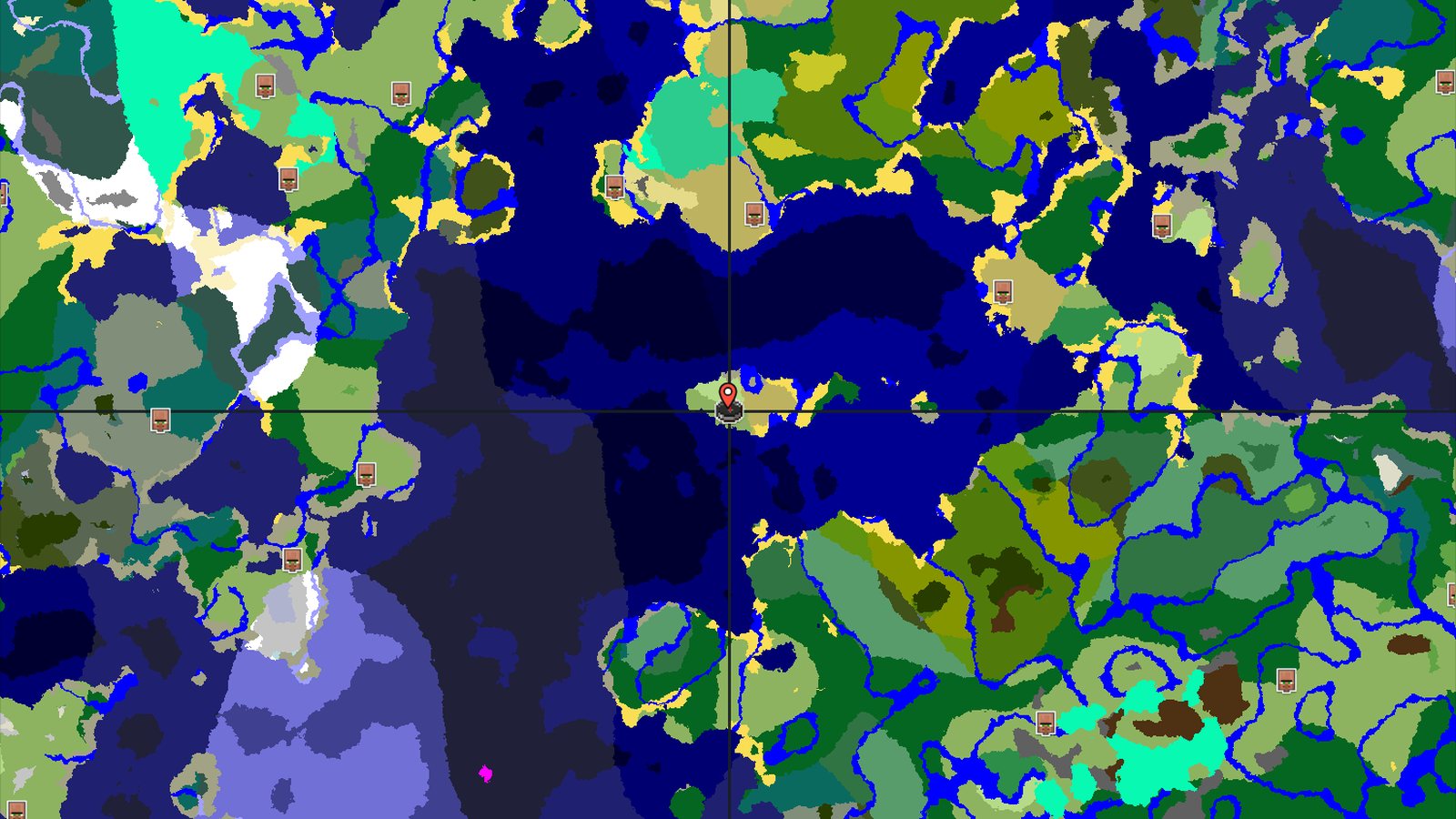 A Cherry Grove Island with Nearby Trial Chambers — Minecraft seed preview