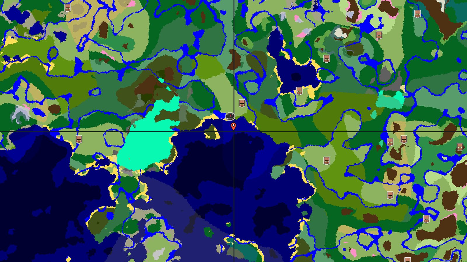 Plains Spawn Near Woodland Mansion and Trial Chambers — Minecraft seed preview