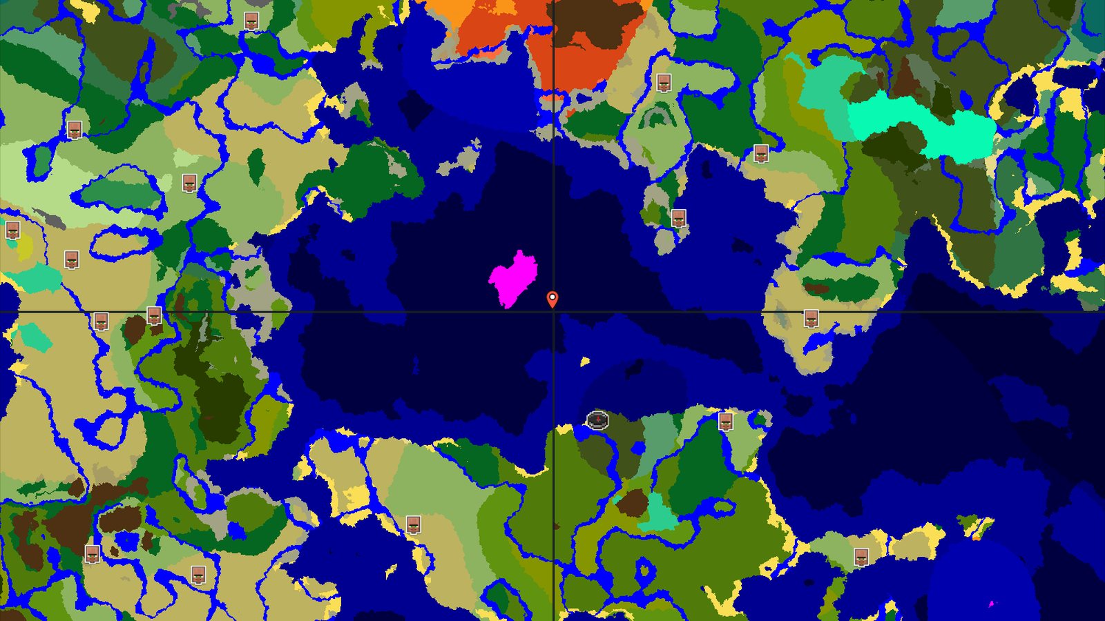 Woodland Mansion and Jungle Start — Minecraft seed preview