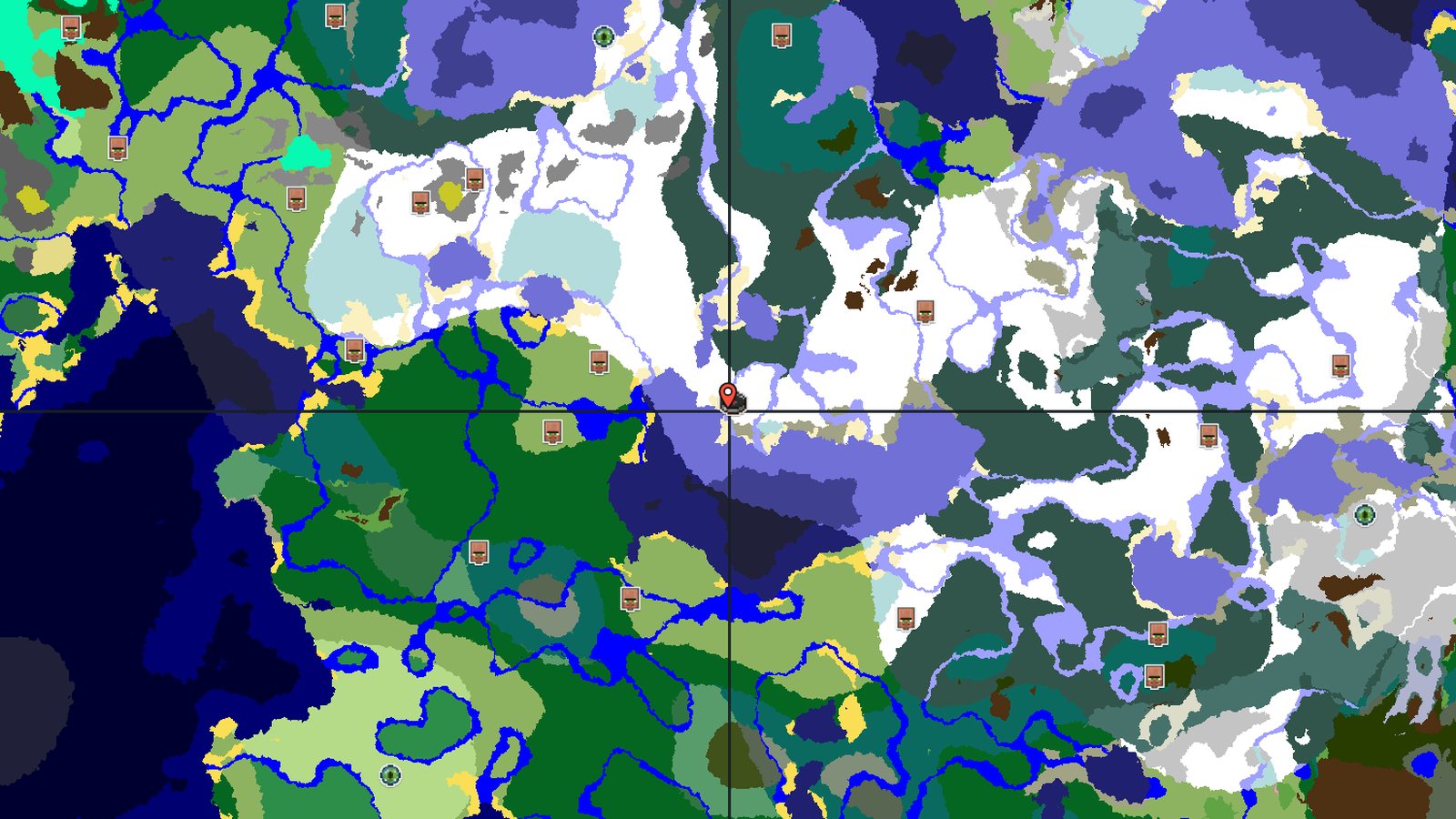 Snowy Plains Spawn with Ice Spikes Nearby — Minecraft seed preview