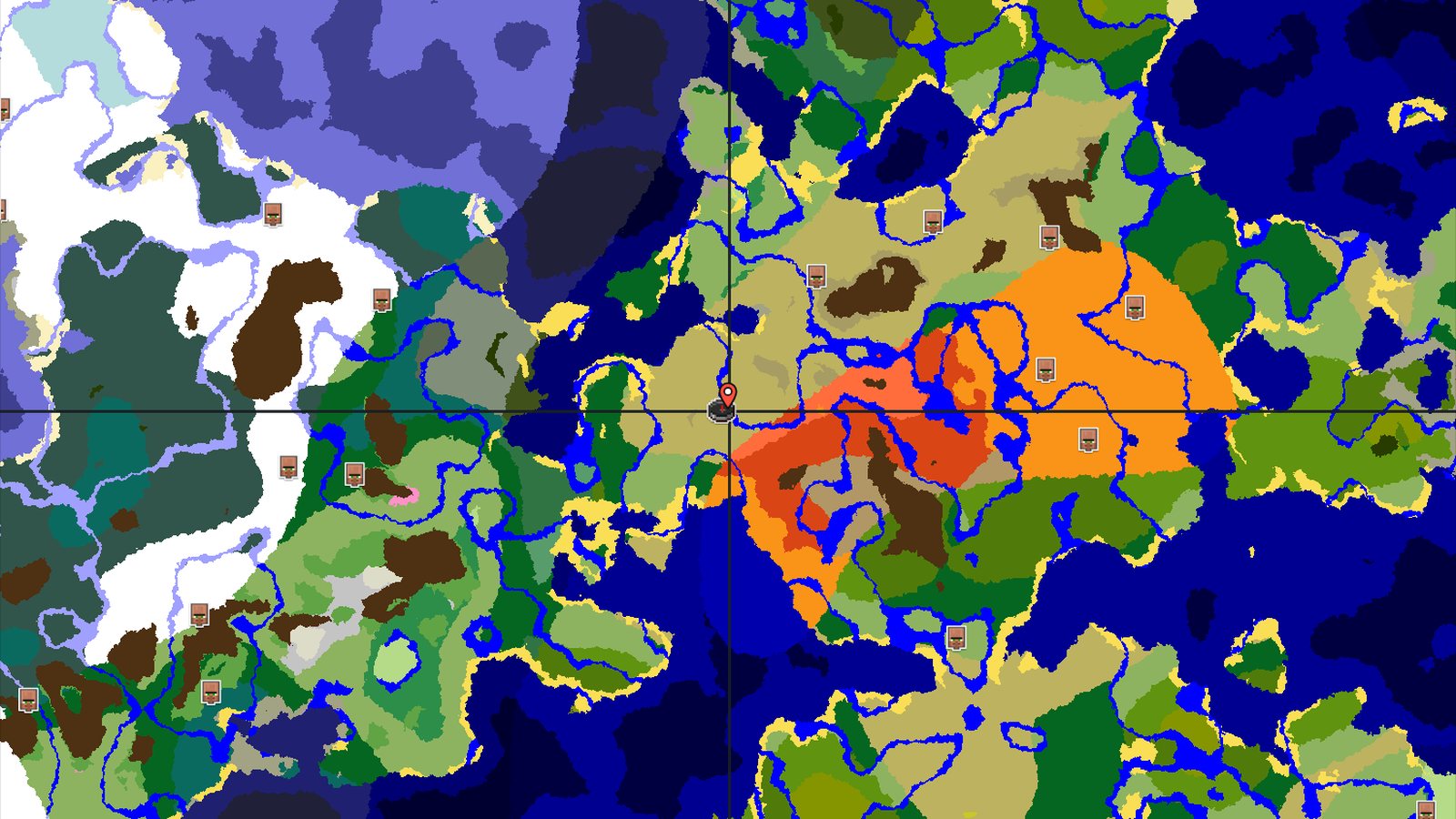Savanna Spawn With Nearby Eroded Badlands — Minecraft seed preview