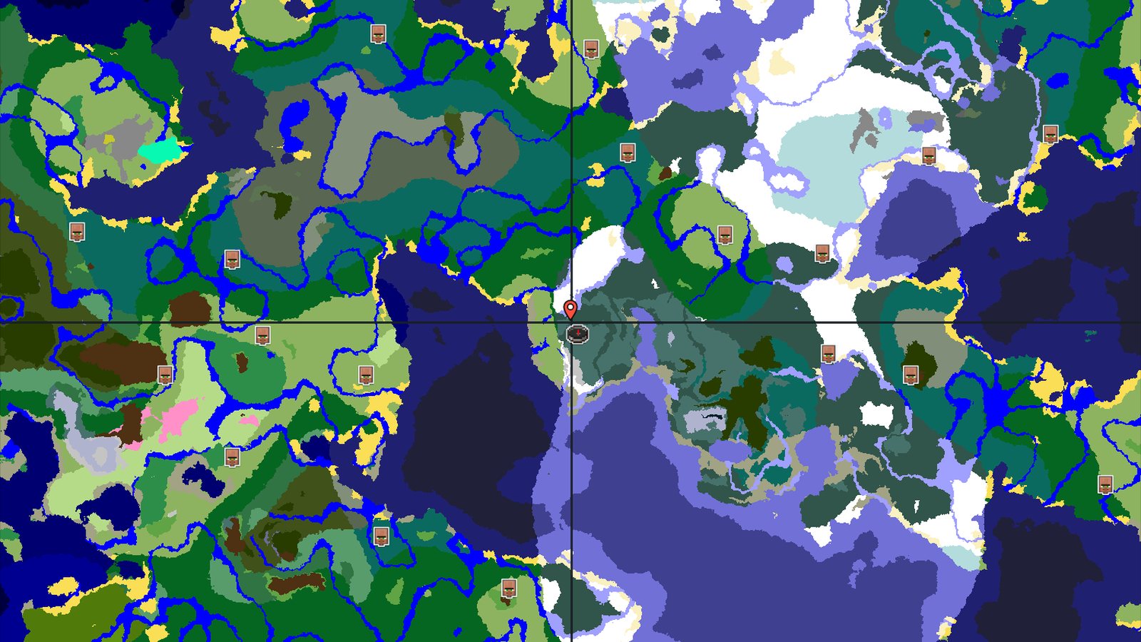 A Mineshaft and Snowy Taiga Start — Minecraft seed preview