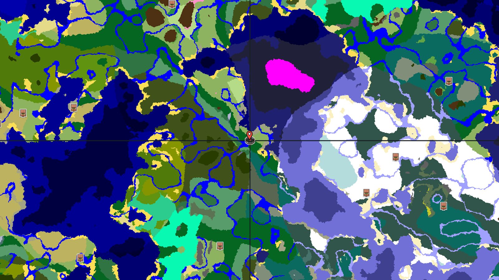 Forest Spawn with Nearby Pale Garden — Minecraft seed preview