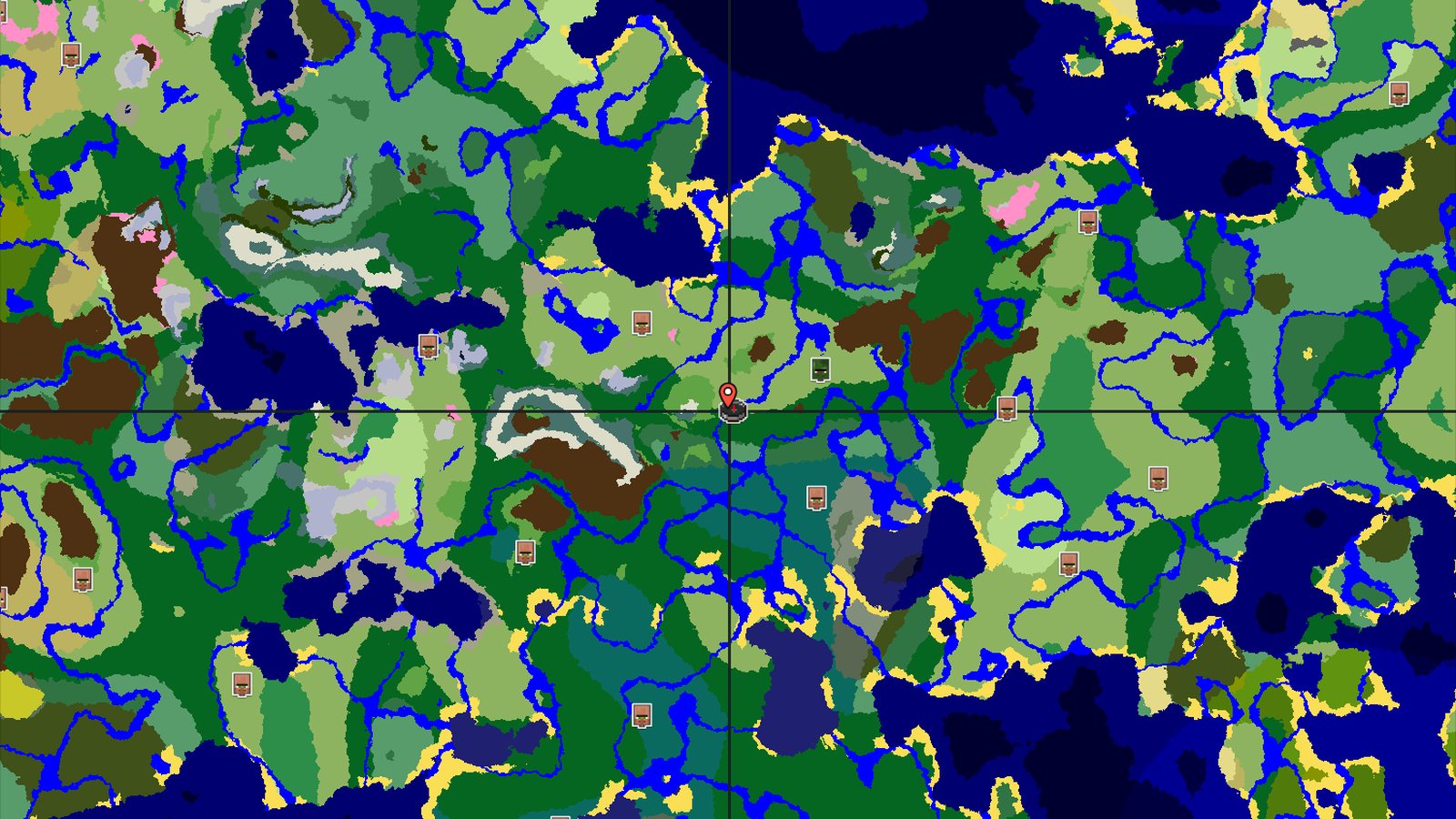 Jagged Peaks Village — Minecraft seed preview