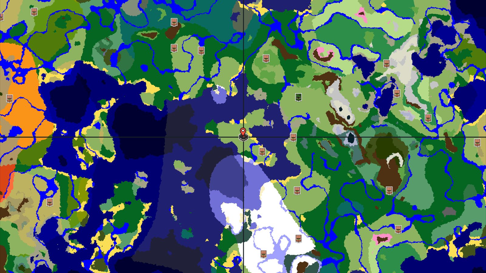 Spawn on a Peninsula, Near Shipwreck and Trial Chambers — Minecraft seed preview
