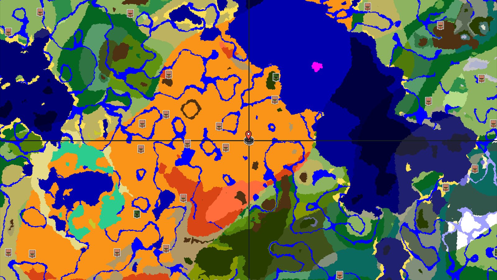 A Quick Village Start in a Desert Expanse — Minecraft seed preview
