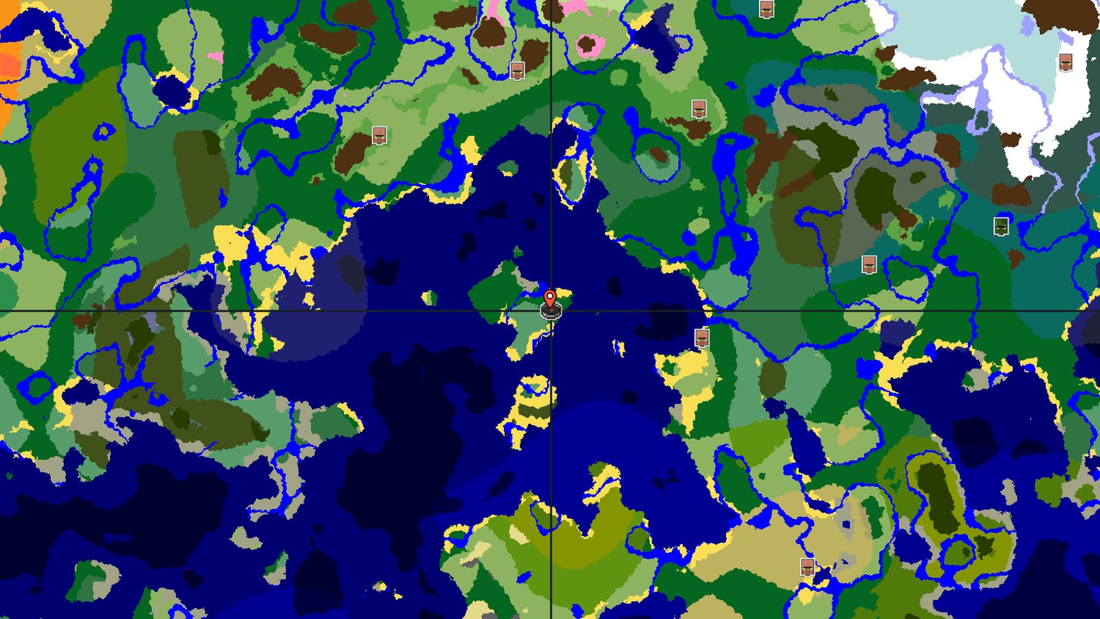 Forest Island at Spawn — Minecraft seed preview