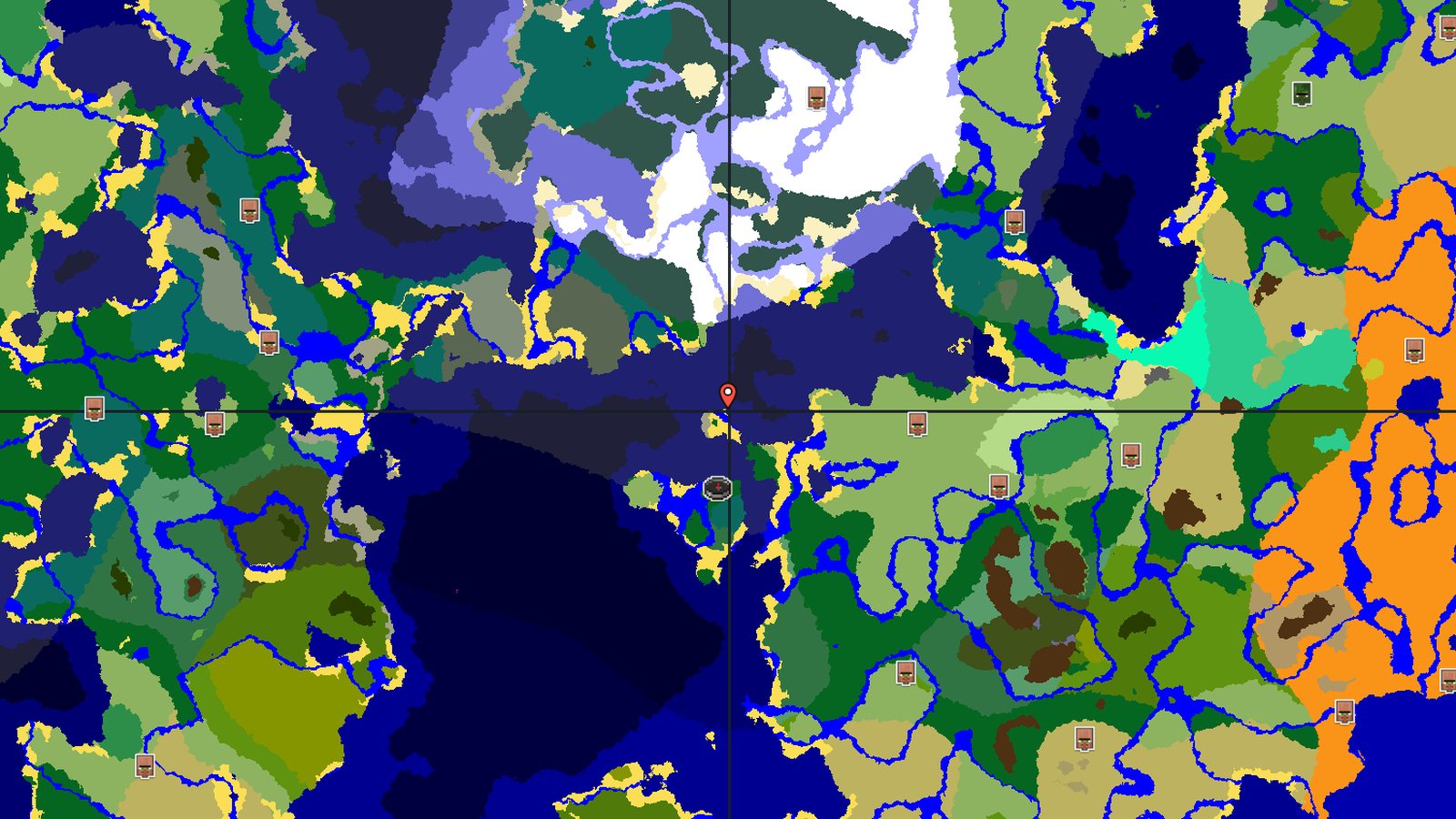 Forest Island with Ocean Ruin — Minecraft seed preview