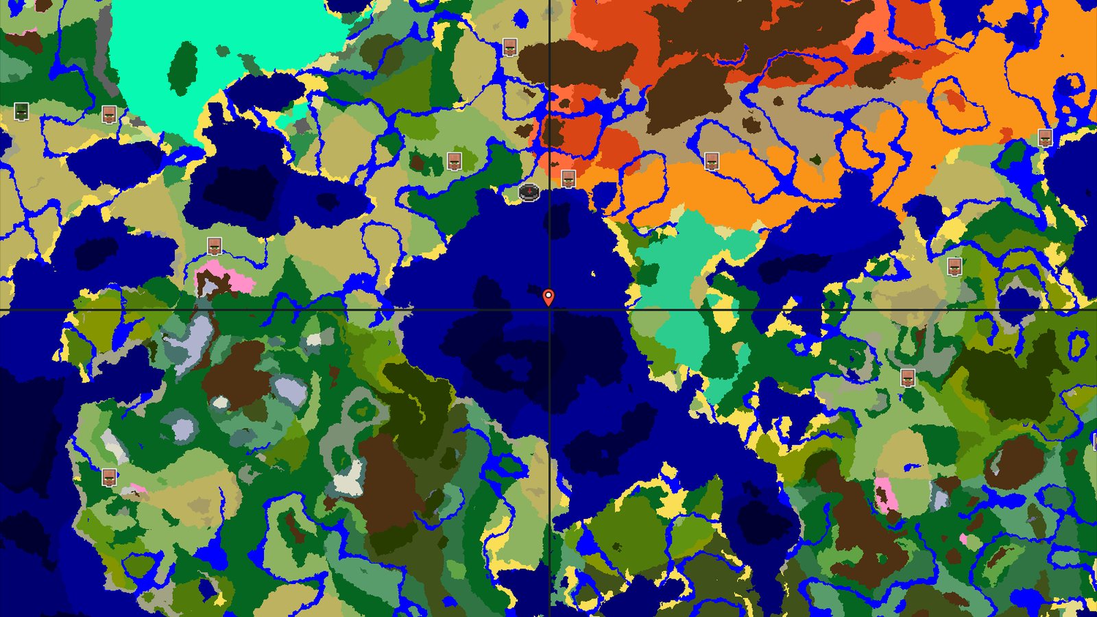 Spawn in Savanna with Eroded Badlands Nearby — Minecraft seed preview