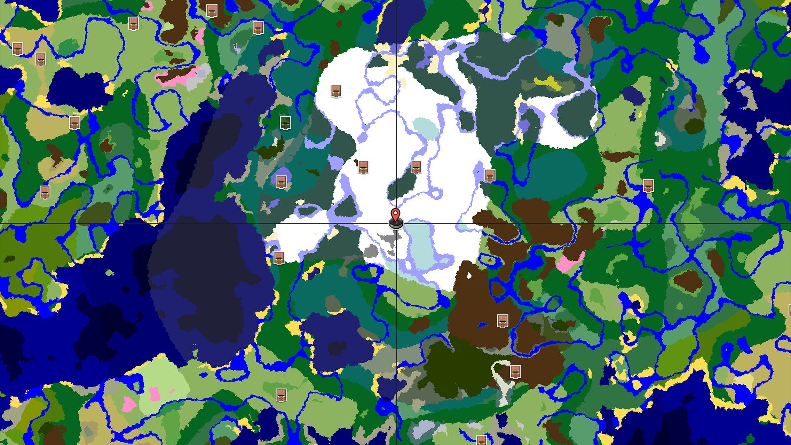 Ice Spikes Near Spawn in a Snowy Landscape — Minecraft seed preview