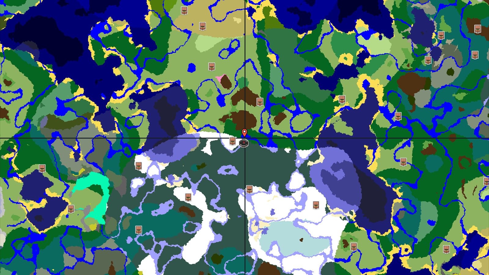 Snowy Taiga Spawn with a Nearby Village and Igloo — Minecraft seed preview