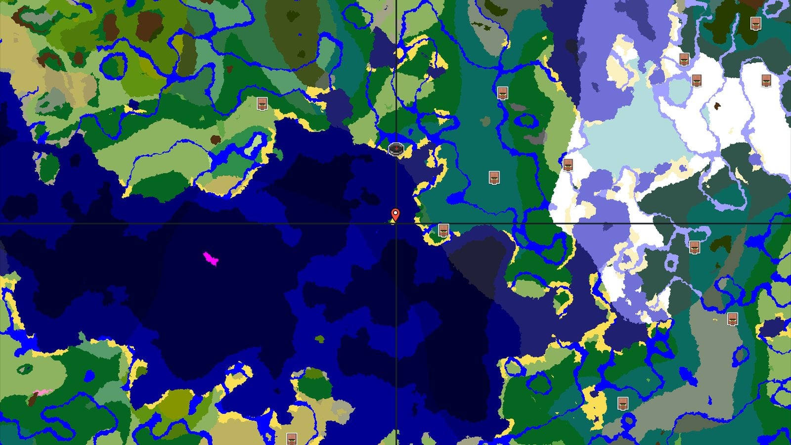 Taiga Spawn with Nearby Trial Chambers — Minecraft seed preview