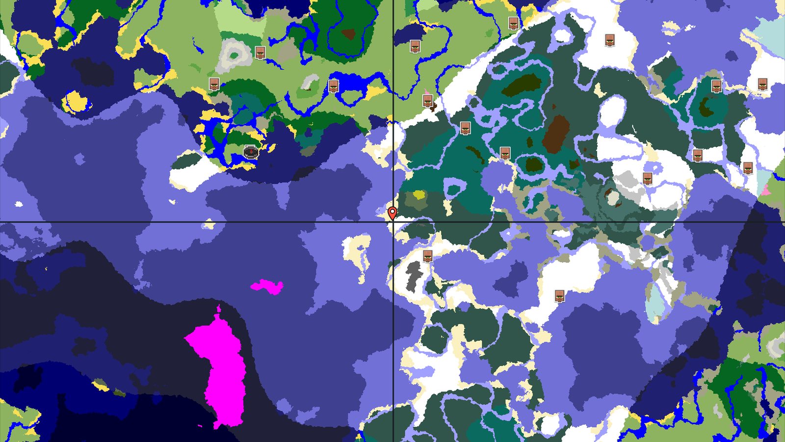 Spawn in a Village, Explore Icy Oceans — Minecraft seed preview