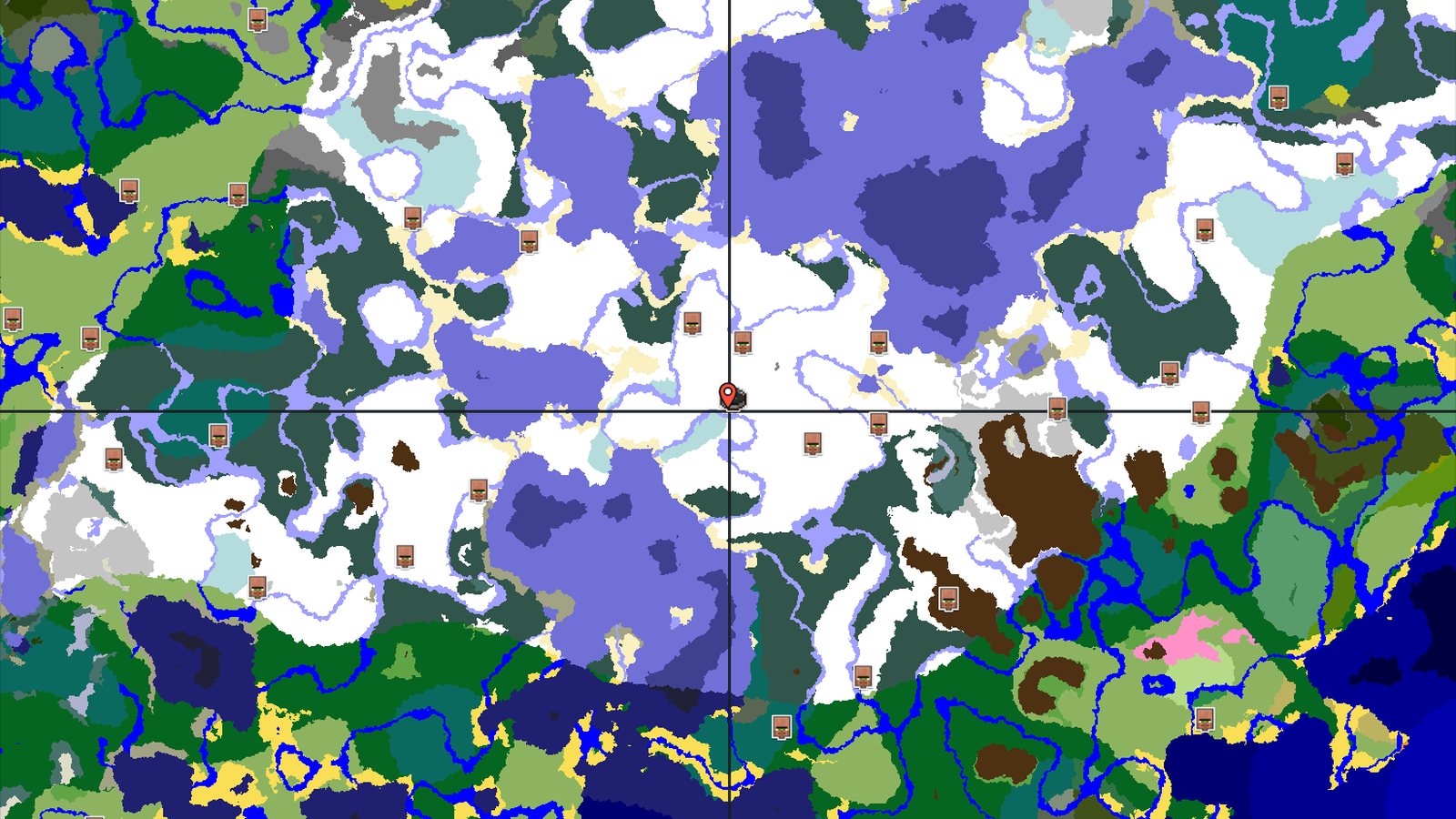 Ice Spikes Near Spawn in a Snowy World — Minecraft seed preview