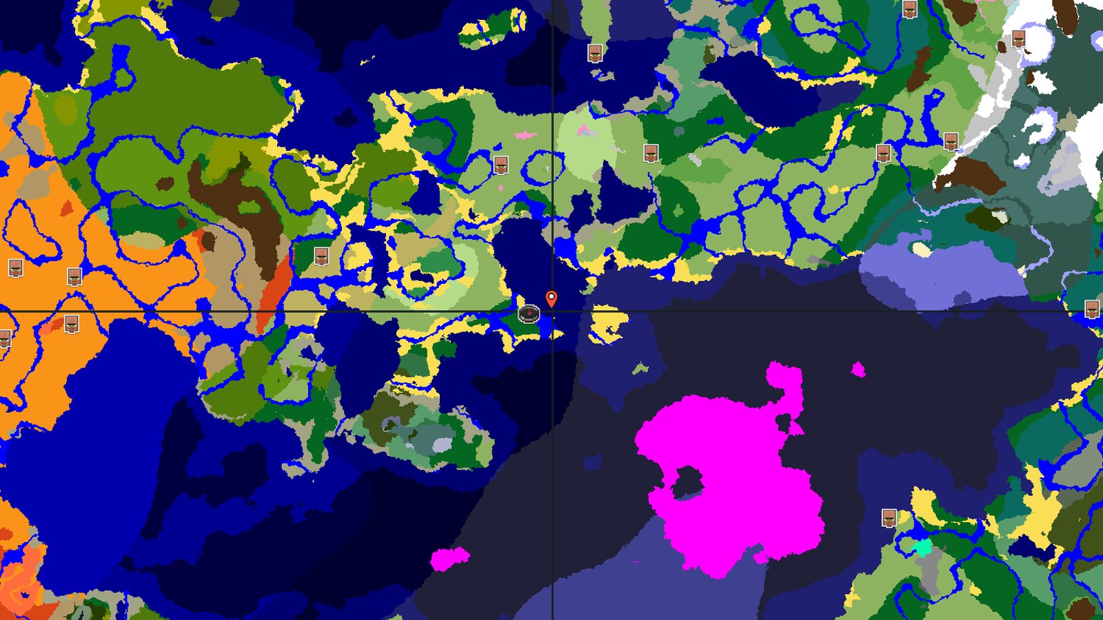 Forest Island with Nearby Ocean Ruin — Minecraft seed preview