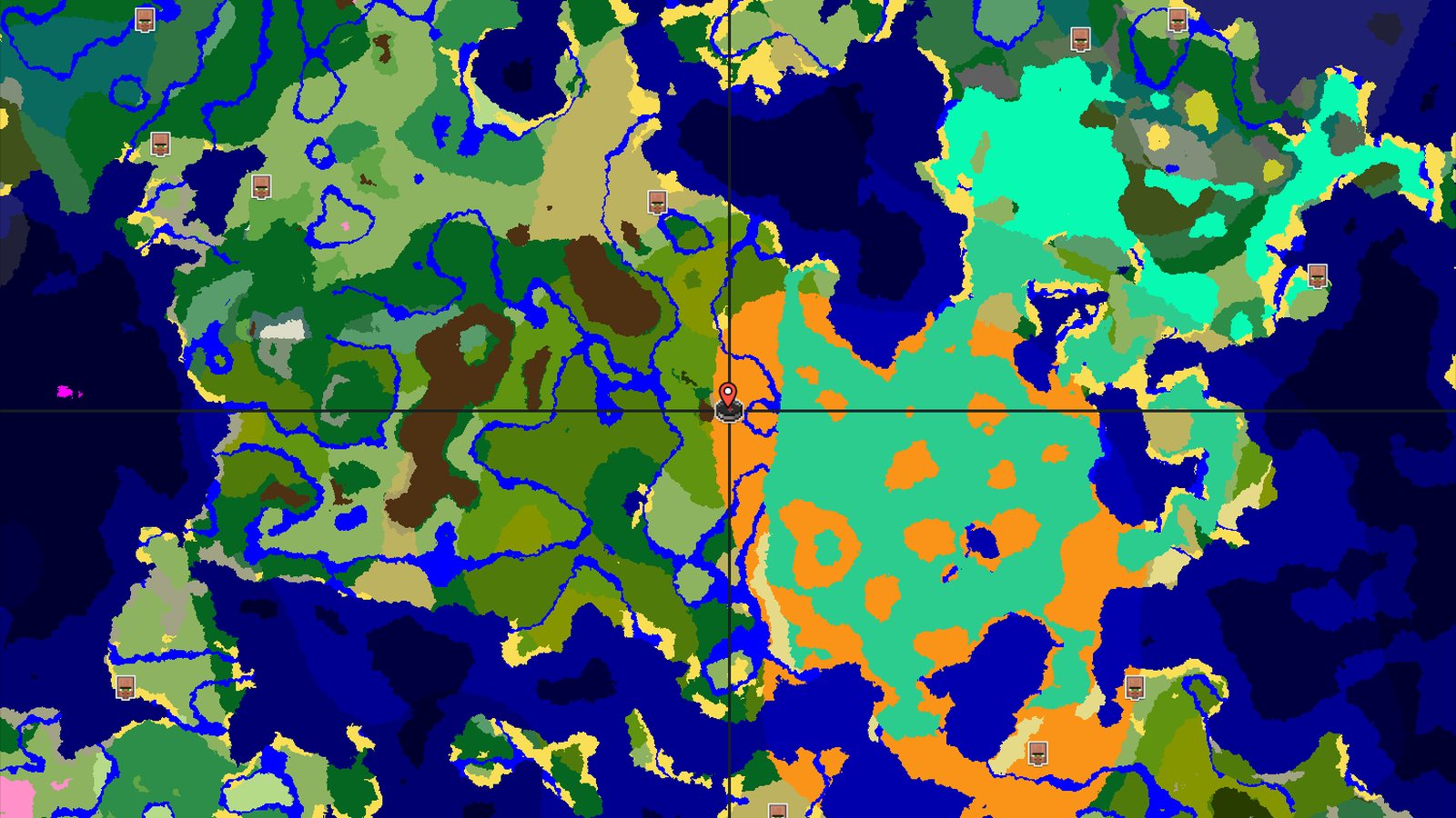 Desert and Jungle Merge with Nearby Bamboo — Minecraft seed preview