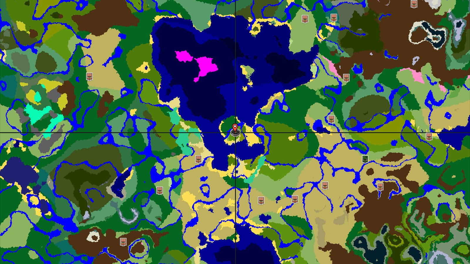 Trial Chambers and Jungle Islands Near Spawn — Minecraft seed preview