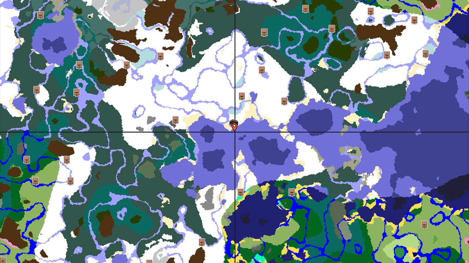 Ice Spikes Beside a Frozen Ocean — Minecraft seed preview