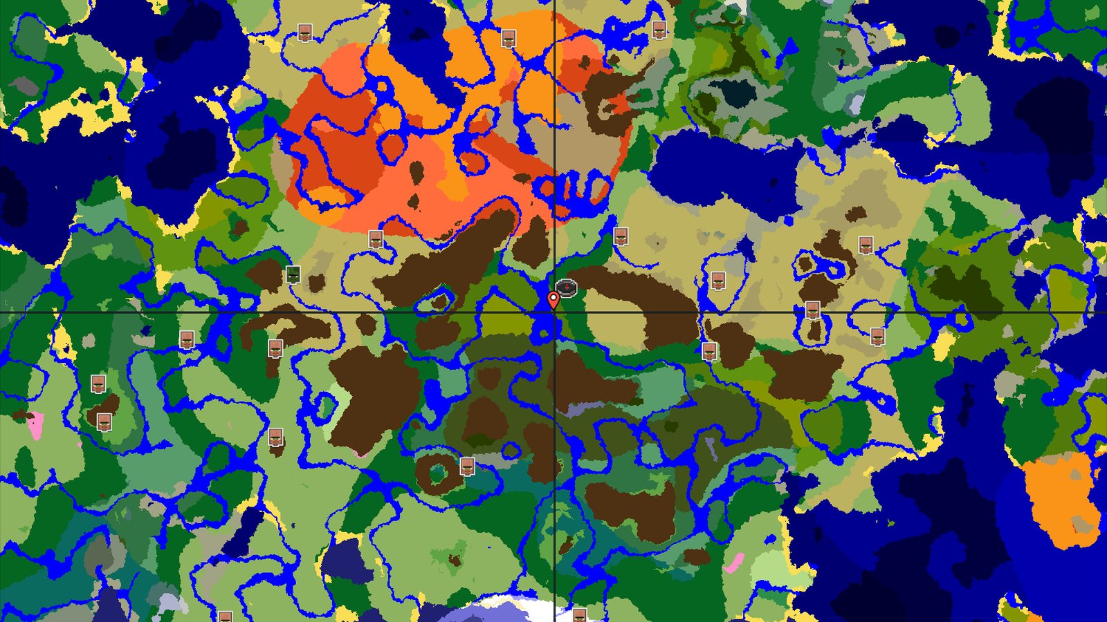 Bamboo Jungle and Eroded Badlands Near Spawn — Minecraft seed preview