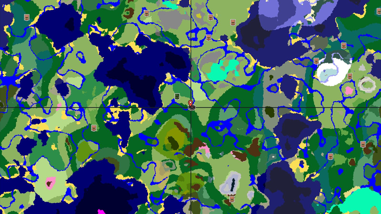 Forest Spawn with Nearby Abandoned Village — Minecraft seed preview